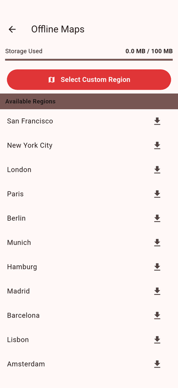 Android offline maps