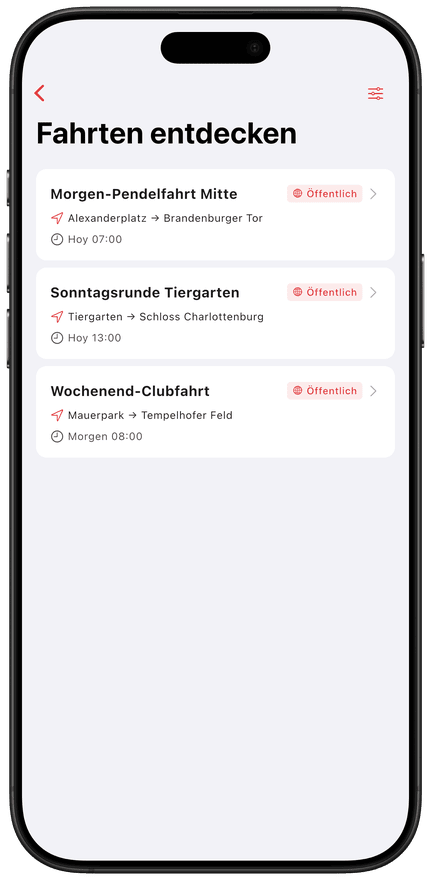 Gruppenfahrten in deiner Nähe entdecken