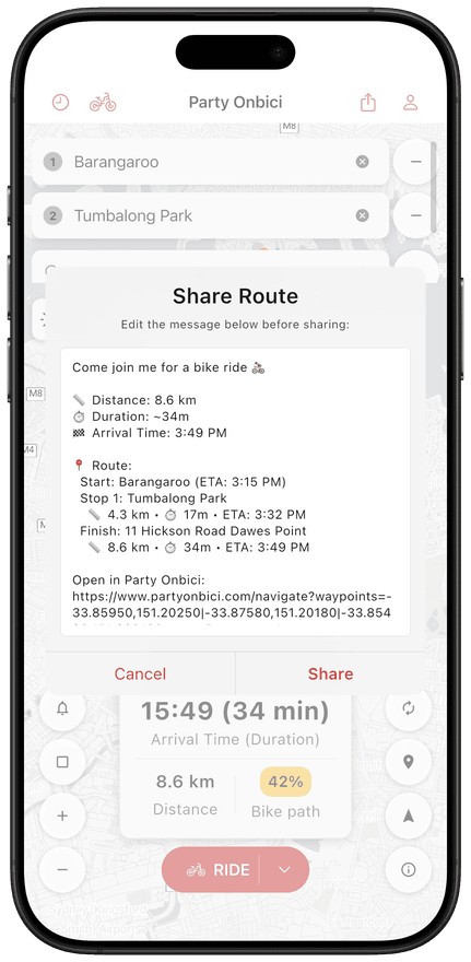 iPhone deep linking