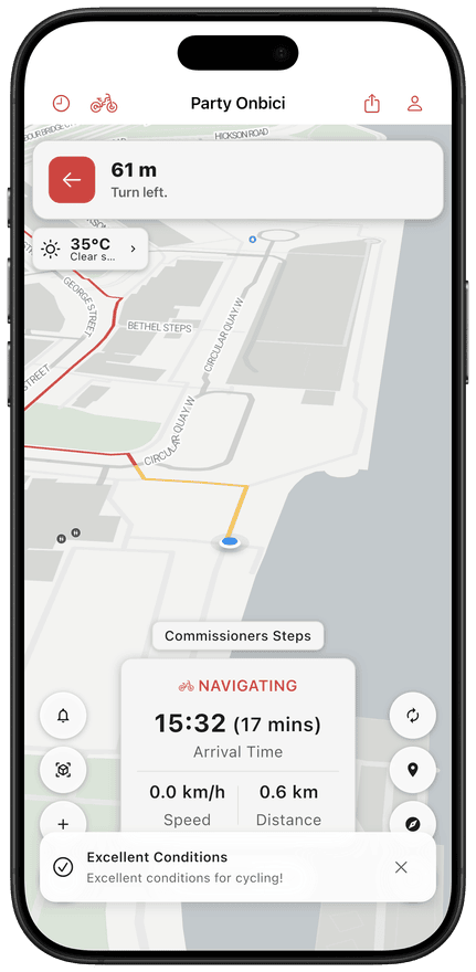 iPhone navigation