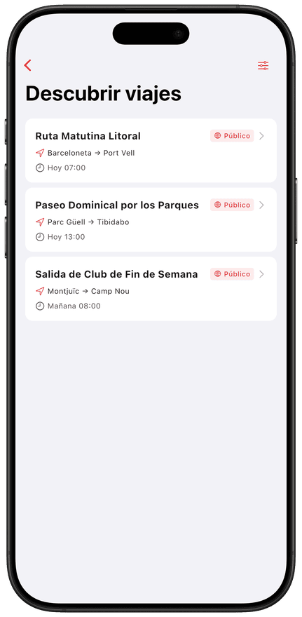 Descubre salidas en grupo cerca de ti