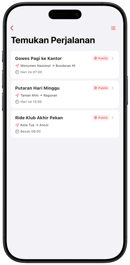 Temukan perjalanan grup di dekat Anda