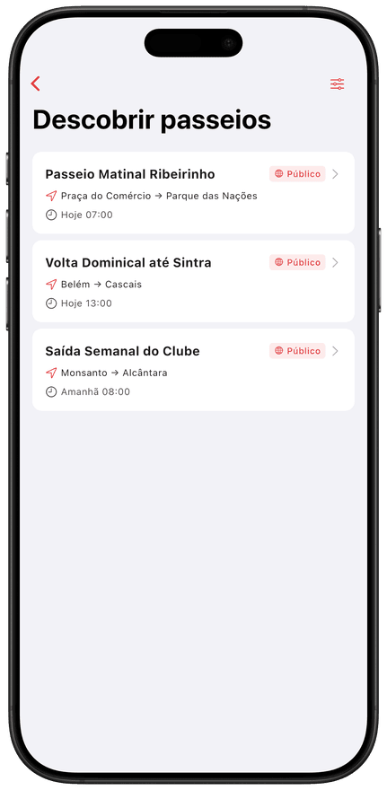 Descubra passeios de grupo perto de si
