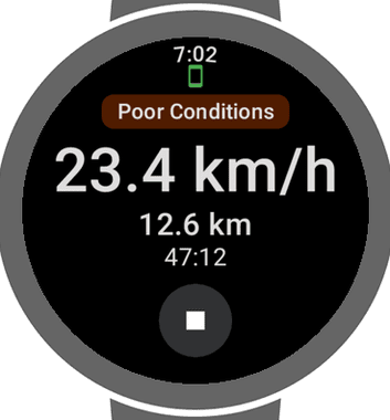 Wear OS weather alert